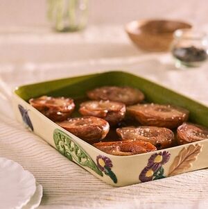 NWT Anthro The Faye Icon Stoneware Rectangle Baking Dish: Fall Edition